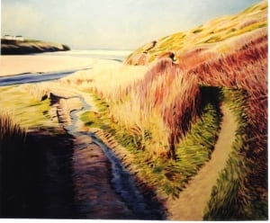 Porthcothan river Oil on Canvas 1m x 1250cm